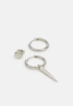 Jack & Jones Jactulo Earrings Unisex 3 Pack - Oorbellen - Silver-Coloured -Jack & Jones 55553be9bc1b49a89e059d6a7b83680b