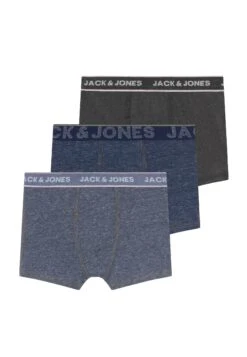 Jack & Jones Junior Jacdenim Trunks 3 Pack - Onderbroeken - Navy Blazer/Dark Grey -Jack & Jones 55ee96dc112d4fa2aaa0063b9a6ecd31