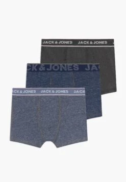Jack & Jones Junior Jacdenim Trunks 3 Pack - Onderbroeken - Navy Blazer/Dark Grey