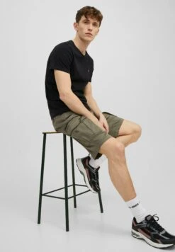 Jack & Jones Unifarbene Dex Mit Cargotaschen - Shorts - Grün -Jack & Jones 588f602359b14b389e740c638c75de5b