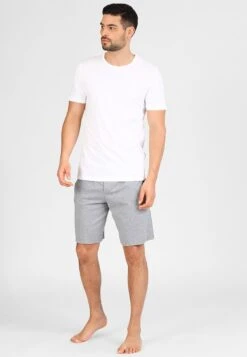 Jack & Jones Jacbasic Crew Neck Tee 2 Pack- Hemd - White