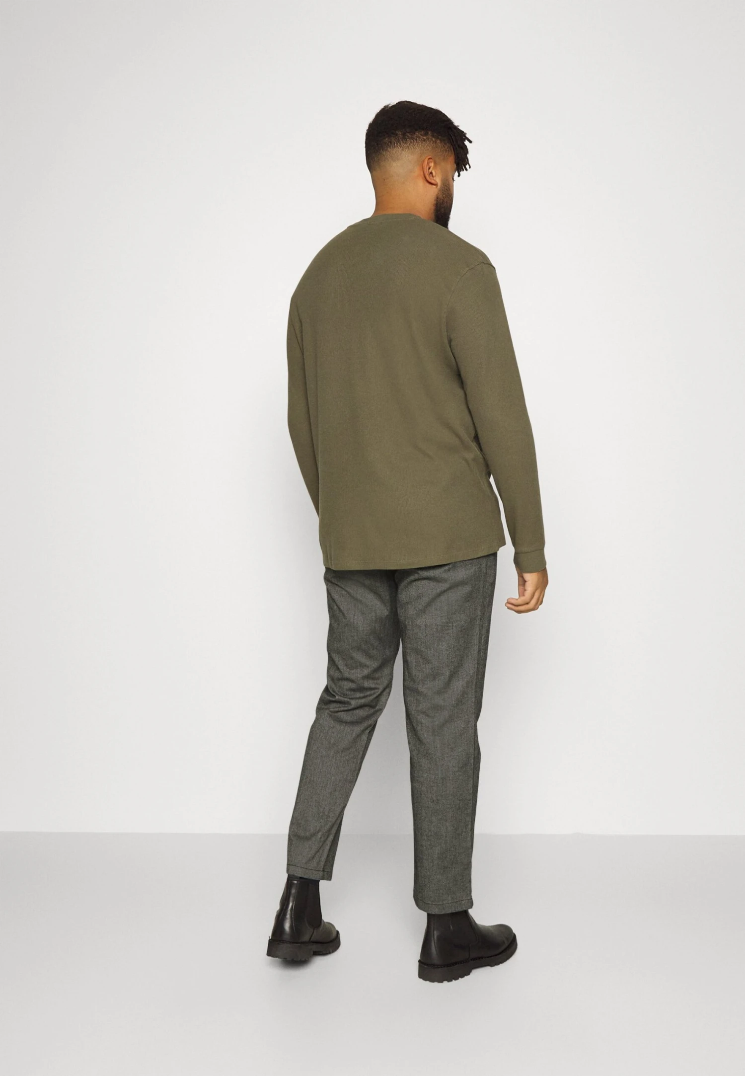 Jack & Jones Jpstollie Jjmilo Straight Fit - Broek - Light Grey Melange 3 Jack & Jones Jpstollie Jjmilo Straight Fit - Broek - Light Grey Melange - Afbeelding 3