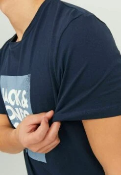 Jack & Jones Klassisches - T-Shirt Print - Navy Blazer -Jack & Jones 59da2a314ea940d4a92482a76efa13c6