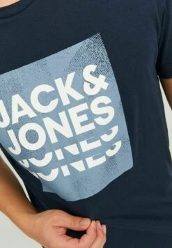 Jack & Jones Klassisches - T-Shirt Print - Navy Blazer -Jack & Jones 5b3fc93846ed4a76ac810025f1f870fb