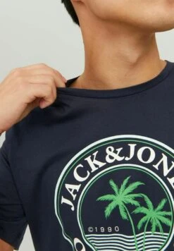 Jack & Jones Crew Neck - T-Shirt Print - Navy Blazer -Jack & Jones 5b752f5b62a54361b70a30fe7e9d0bdf