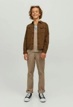 Jack & Jones Junior Jcoben Classic Stretch - Jas - Desert Palm