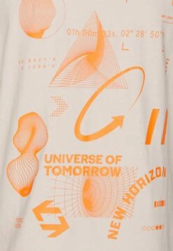 Jack & Jones Jcomoon Crew Neck- T-Shirt Print - Off White -Jack & Jones 5c07dfff93ae425d83ebcaaf2c81e556