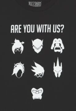 Jack & Jones Junior Jcooverwatch Tee Crew Neck Jnr - T-Shirt Print - Black -Jack & Jones 5c14ae96e2c04b5abec6aa4d958b00a9