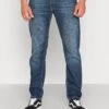 Jack & Jones Jjimike Jjwood- Straight Leg Jeans - Blue Denim