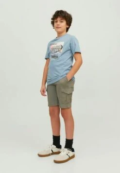Jack & Jones Junior Jpstjoe Jj Akm Jnr - Cargobroek - Deep Lichen Green