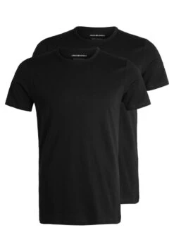 Jack & Jones Jacbasic Crew Neck Tee 2 Pack- Hemd - Black -Jack & Jones 5d3cc584080e4fe38d77e42abd031d1c