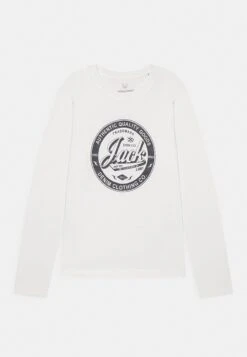 Jack & Jones Junior Jjejeans Tee O-Neck Jnr - Longsleeve - Cloud Dancer