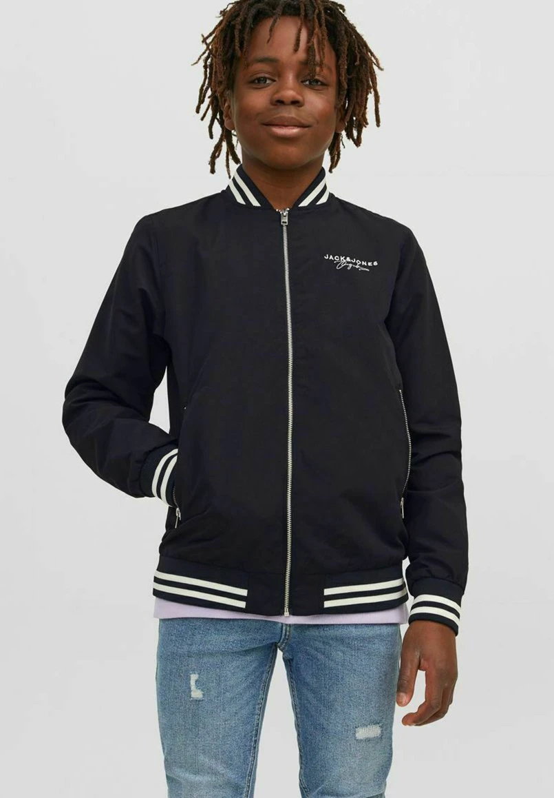 Jack & Jones Junior Bomberjacks - Black 2 Jack & Jones Junior Bomberjacks - Black - Afbeelding 2