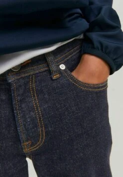 Jack & Jones Junior Clark Original Mf - Slim Fit Jeans - Blue Denim -Jack & Jones 5f4fe0a88c7d4154b38ec7b9214aa2ed