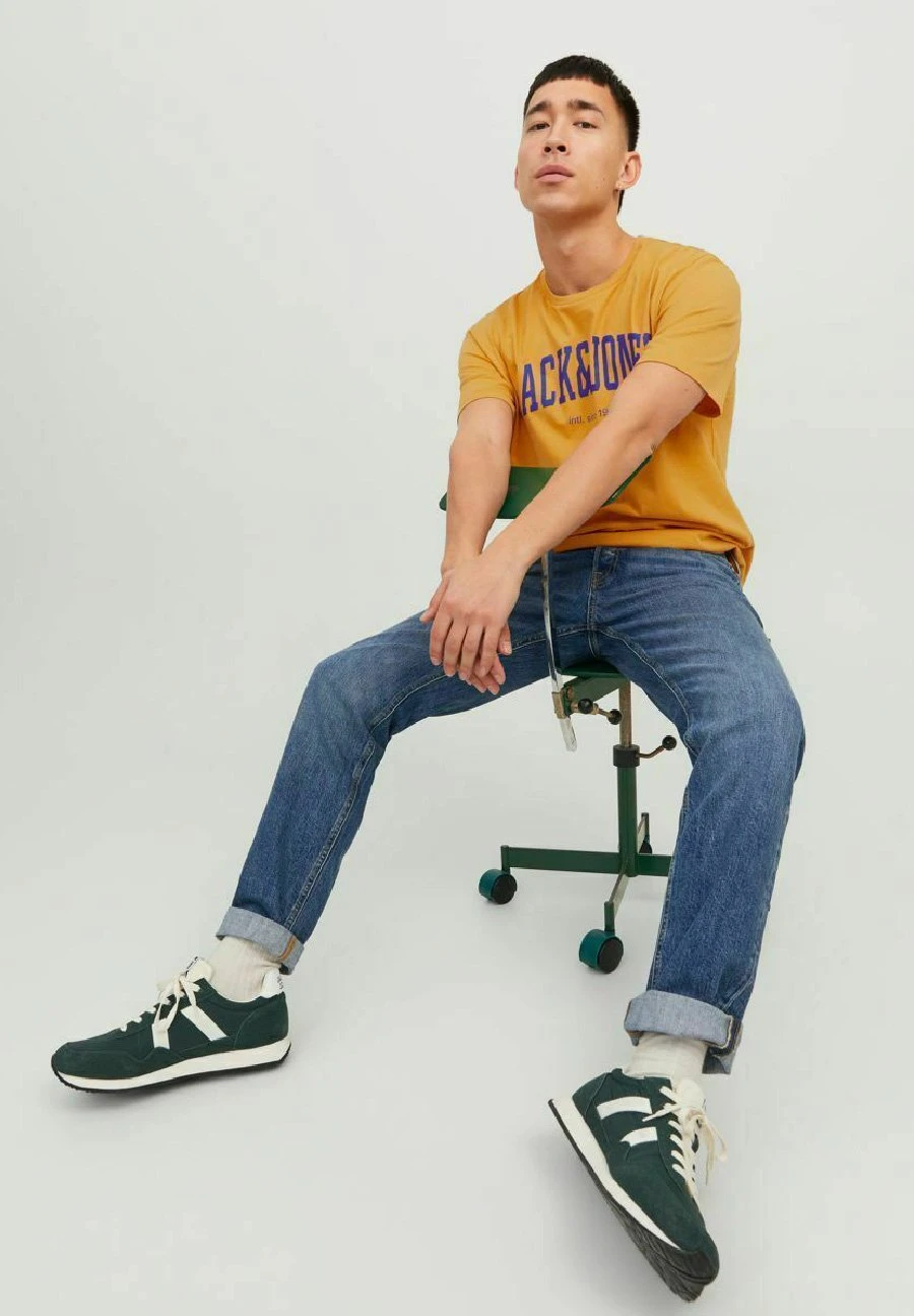 Jack & Jones Logo - T-Shirt Print - Honey Gold 6 Jack & Jones Logo - T-Shirt Print - Honey Gold - Afbeelding 6