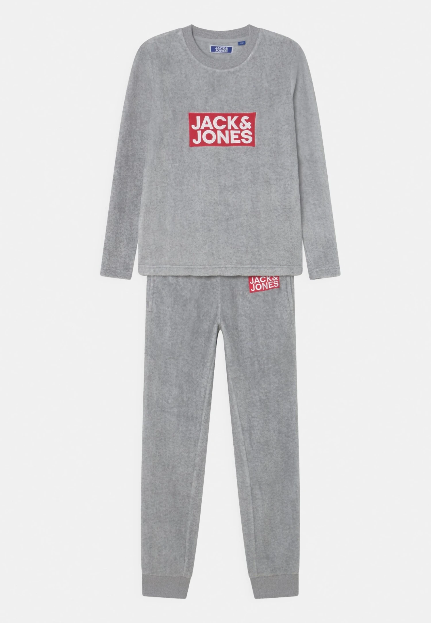 Jack & Jones Junior Jnr Set - Trainingspak - Light Grey Melange 1 Jack & Jones Junior Jnr Set - Trainingspak - Light Grey Melange