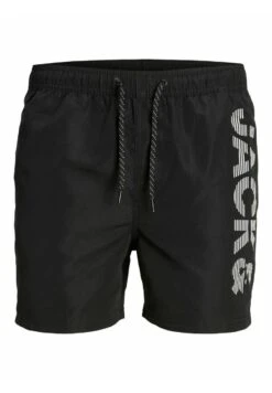 Jack & Jones Jpstfiji Jjswim Splicelogo - Zwemshorts - Black