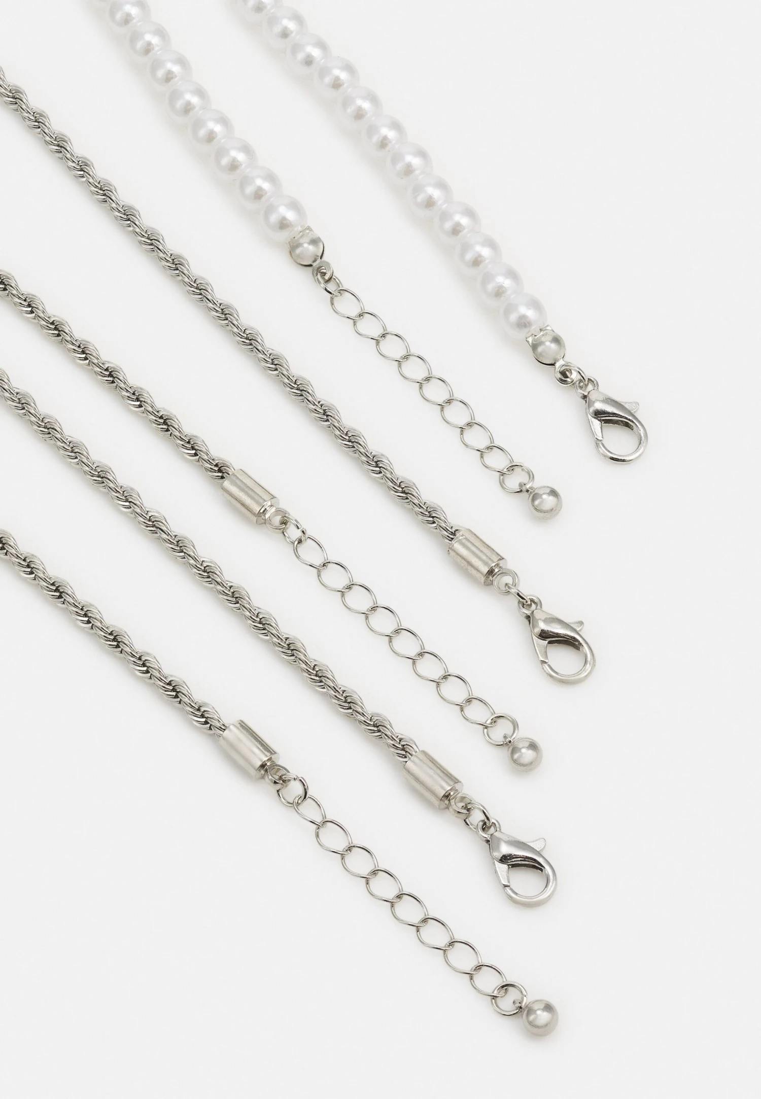 Jack & Jones Jachally Chain Unisex 3 Pack- Ketting - Silver-Coloured 2 Jack & Jones Jachally Chain Unisex 3 Pack- Ketting - Silver-Coloured - Afbeelding 2