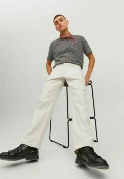 Jack & Jones Eddie Original Lid - Straight Leg Jeans - Ecru -Jack & Jones 624a5c376e754664b56f264603c4766e