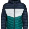 Jack & Jones Wattierte Leichte Kapuzen - Winterjas - Mehrfarbig