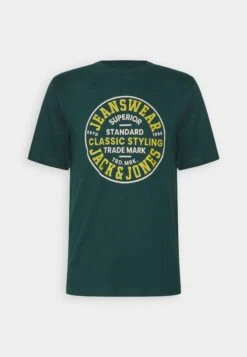 JACK&JONES Premium Jprblueddie Crew Neck- T-Shirt Print - Ponderosa Pine -Jack & Jones 62d9c9bd15b94fc4b7e801225f495e03