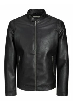 Jack & Jones Jjerocky Clean Noos - Imitatieleren Jas - Black -Jack & Jones 63a515d2b8b643e28dc34fd2cbe03b0d