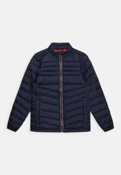 Jack & Jones Junior Jjehero Puffer Collar - Jas - Dark Blue