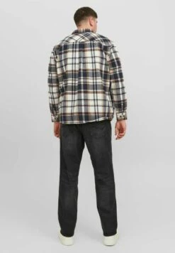 Jack & Jones Jjeeddie Overshirt Ls Pls - Lichte Jas - Cloud Dancer -Jack & Jones 65c1b7cabb914463b0bde370f41cba60