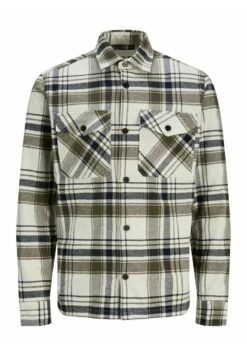 JACK&JONES Premium Jprroy Check Over Ls Sn - Lichte Jas - Cloud Dancer -Jack & Jones 661fc24aebf14853a167a313bc47cb29