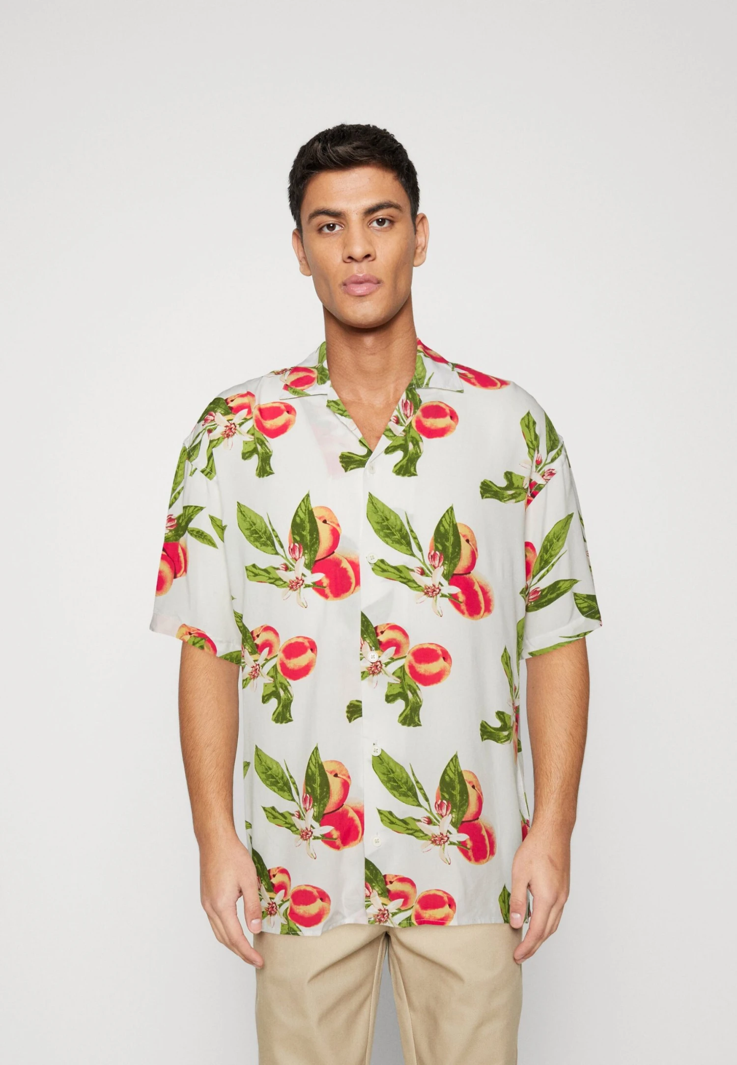 Jack & Jones Jorluke Flores Resort - Overhemd - Cloud Dancer 1 Jack & Jones Jorluke Flores Resort - Overhemd - Cloud Dancer