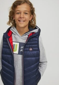 Jack & Jones Junior Jjehero Bodywarmer Hood- Bodywarmer - Navy Blazer -Jack & Jones 679b739db02345ef881e627af4f55dd4