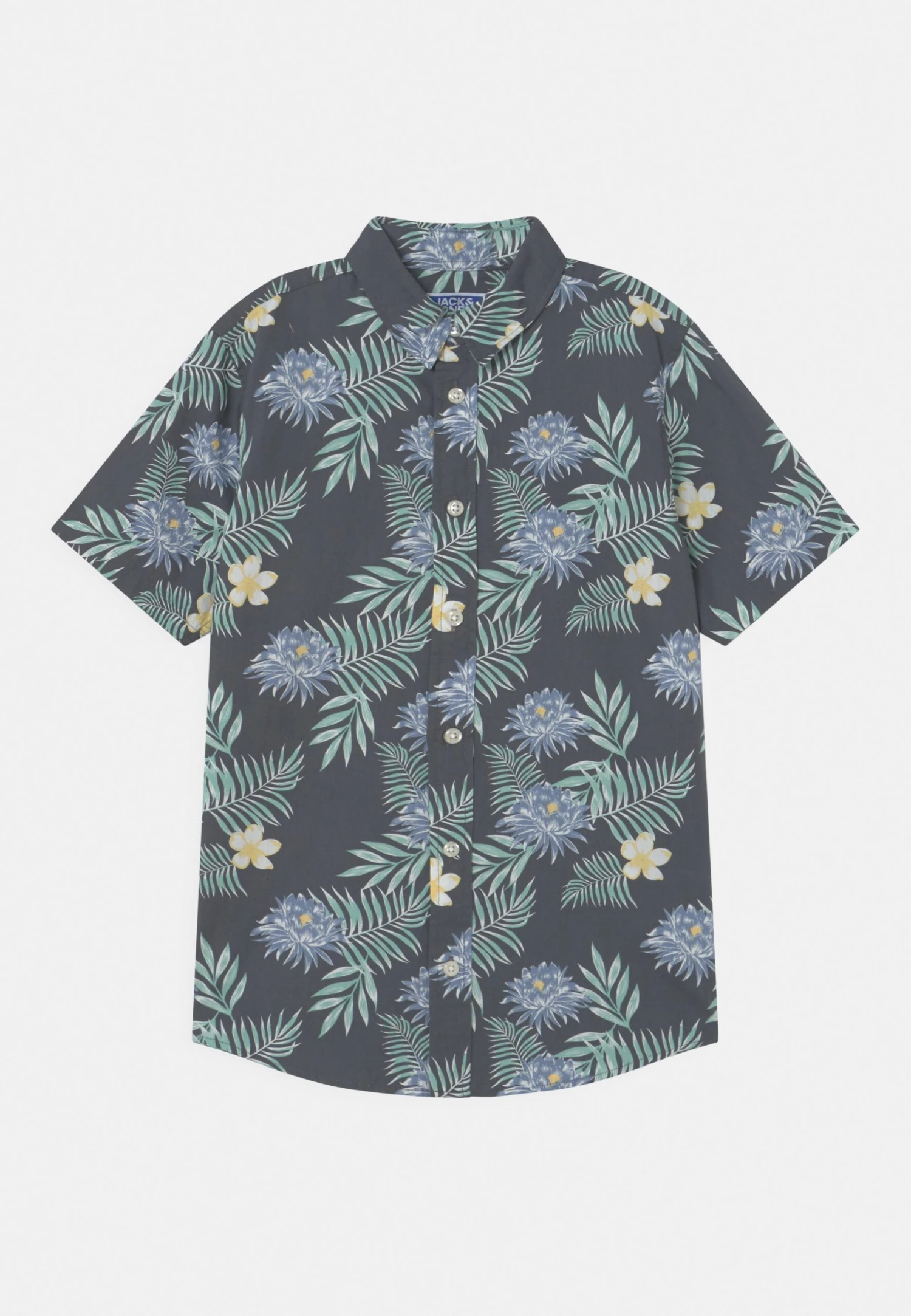 Jack & Jones Junior Jjbecs Jnr - Overhemd - Asphalt 1 Jack & Jones Junior Jjbecs Jnr - Overhemd - Asphalt