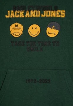 Jack & Jones Junior Jorsmileyworld Hood - Hoodie - Trekking Green -Jack & Jones 698aa675efc5459d82ffcf1311d2e77f