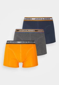 Jack & Jones Jacmyle Trunks 3 Pack - Onderbroeken - Orange/Grey/Black -Jack & Jones 69a315d6bc3347ef90965139583259f5