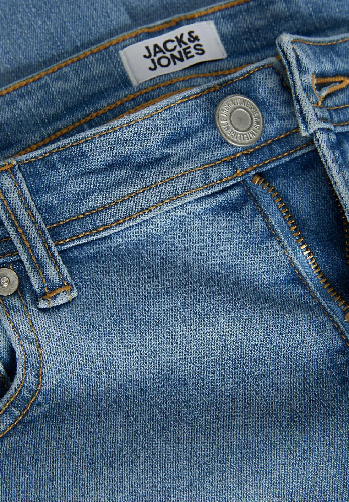 Jack & Jones Junior Iglenn - Slim Fit Jeans - Blue Denim 3 Jack & Jones Junior Iglenn - Slim Fit Jeans - Blue Denim - Afbeelding 3