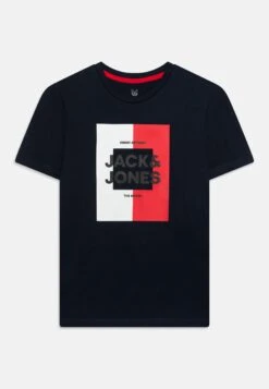 Jack & Jones Junior Jjoscar Tee Crew Neck - T-Shirt Print - Navy Blazer