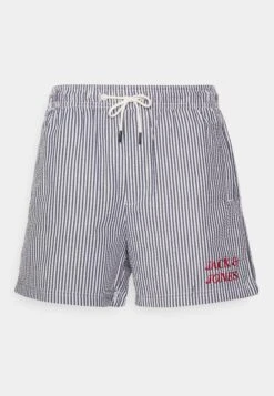 Jack & Jones Jpstfiji Seersucker- Zwemshorts - Navy Blazer -Jack & Jones 6b338ad17fcf4f83922c8cc343811f3a