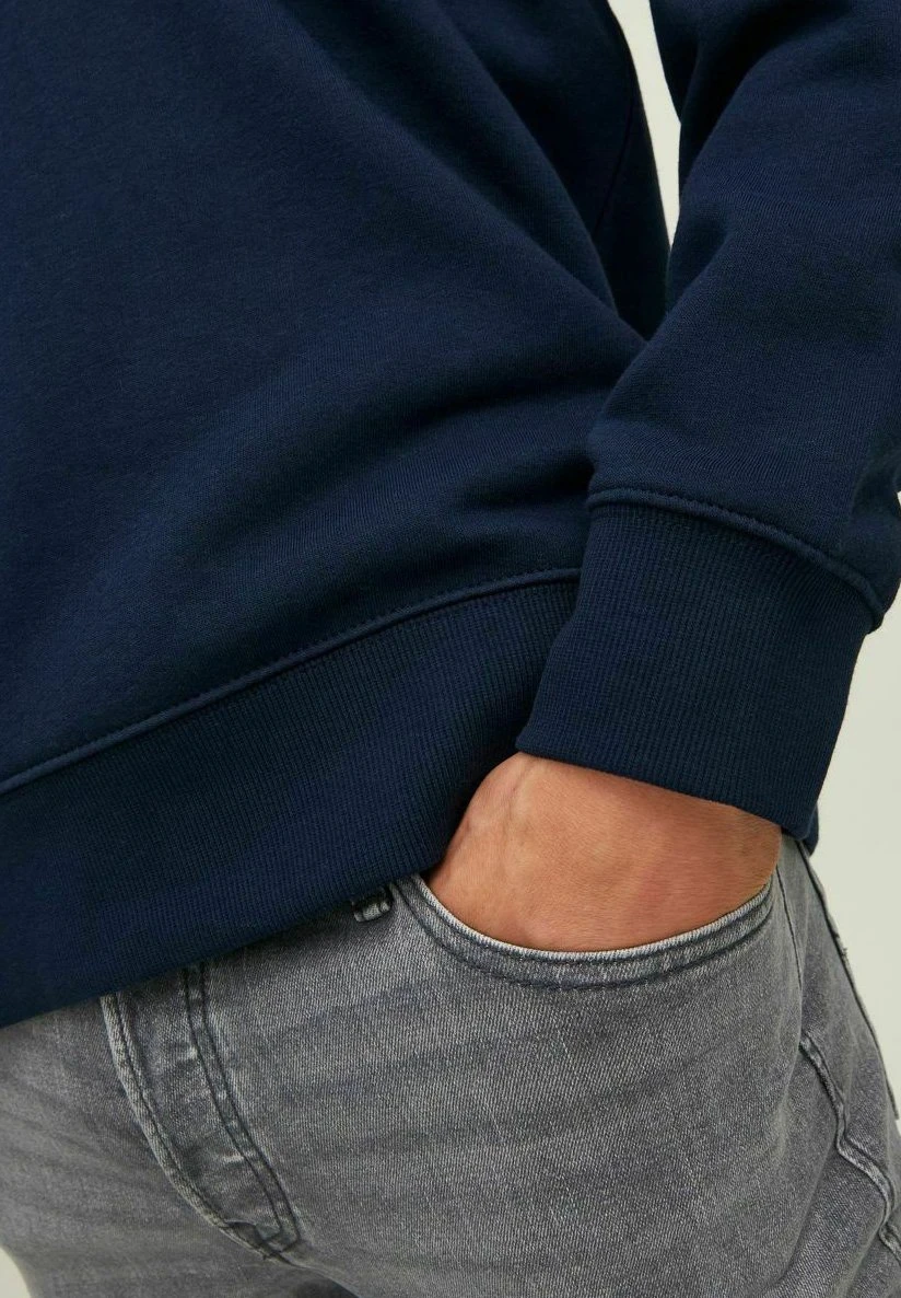 Jack & Jones Jjestar Basic Crew Neck - Sweater - Navy Blazer 4 Jack & Jones Jjestar Basic Crew Neck - Sweater - Navy Blazer - Afbeelding 4
