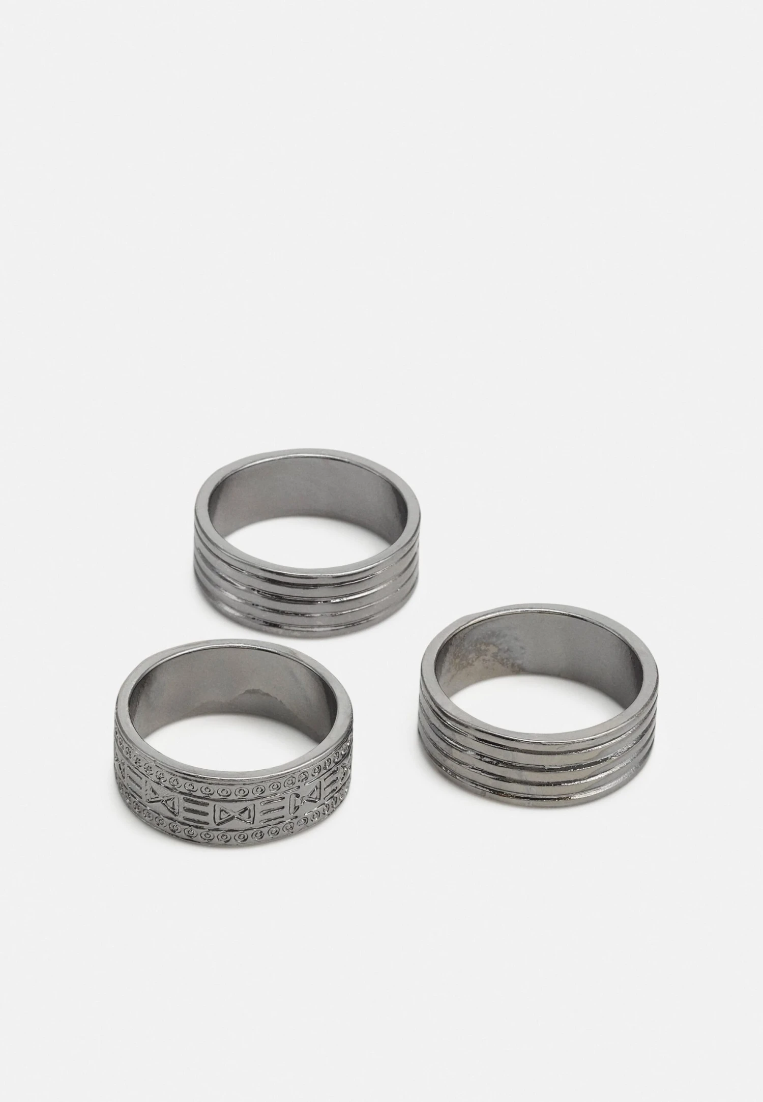 Jack & Jones Jactaranto 3 Pack Unisex - Ring - Black 3 Jack & Jones Jactaranto 3 Pack Unisex - Ring - Black - Afbeelding 3