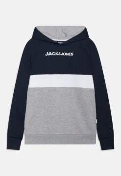 Jack & Jones Junior Jjereid Blocking - Hoodie - Navy Blazer