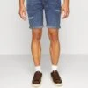 Jack & Jones Jjirick- Jeansshort - Medium Blue Denim