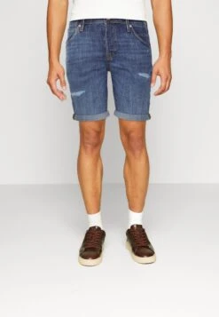 Jack & Jones Jjirick- Jeansshort - Medium Blue Denim