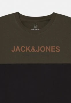 Jack & Jones Junior Jjeurban Blocking Jr - T-Shirt Print - Forest Night -Jack & Jones 6e22f5e5ec0e45cd9ab9f93459d74187