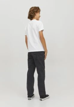Jack & Jones Junior Jjichris Jnr - Straight Leg Jeans - Black Denim -Jack & Jones 6fef58177b674fc6a99d7518dc6b8e56