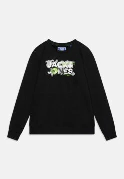 Jack & Jones Junior Jcodust Crew Neck - Sweater - Black