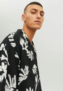 Jack & Jones Jorluke Palma Aop ResortSs Ln - Overhemd - Black -Jack & Jones 708e5b682cd64e33884c480bf0196436
