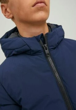 Jack & Jones Junior Wattierte Lange - Winterjas - Navy Blazer -Jack & Jones 70f95e680b504af18832c11f9bf40382