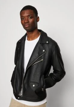 Jack & Jones Jorflores Biker Jacket Unisex - Imitatieleren Jas - Black 9 Jack & Jones Jorflores Biker Jacket Unisex - Imitatieleren Jas - Black -Jack & Jones 711efd9937ff432ebcb05901b2495b16