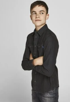 Jack & Jones Junior Jewestern Sheridan - Overhemd - Black Denim -Jack & Jones 72e4e07609a1458cb4d9c4232c9de908