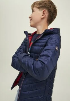 Jack & Jones Junior Jjehero Puffer Hood - Winterjas - Navy Blazer -Jack & Jones 7336861032db444b8d42745ffd04e6df